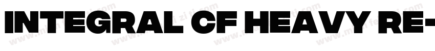 Integral CF Heavy Re字体转换